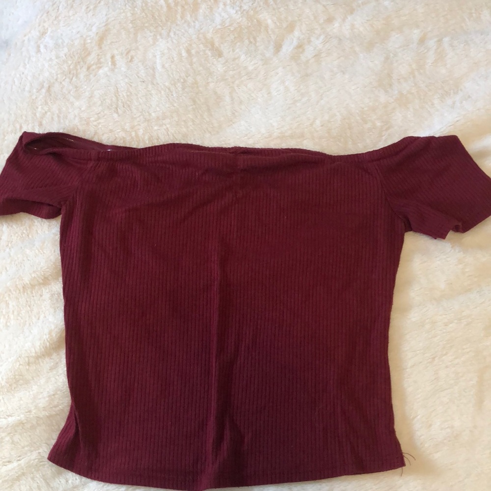 Off the shoulder t shirt